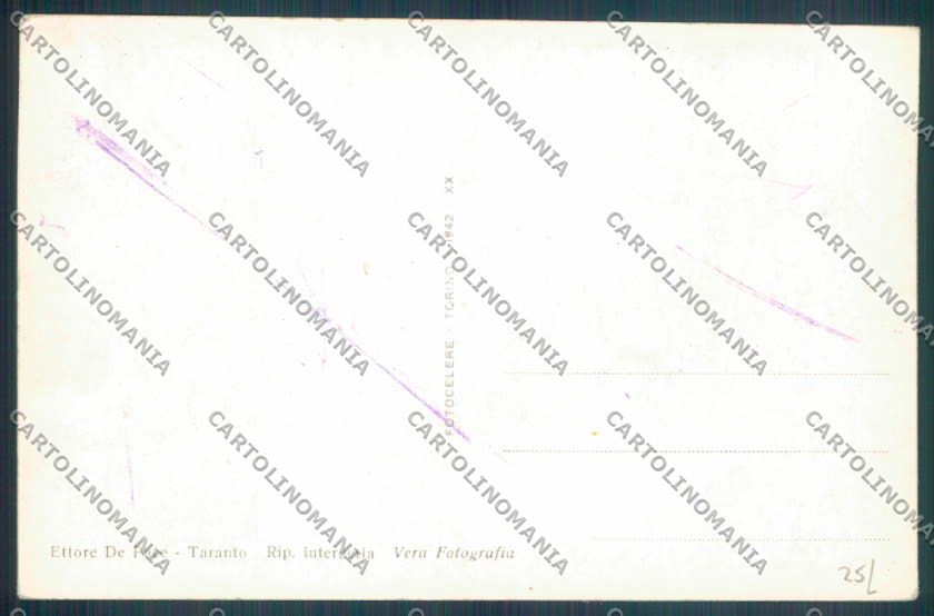 Taranto Città Foto cartolina ZB6800 – retro