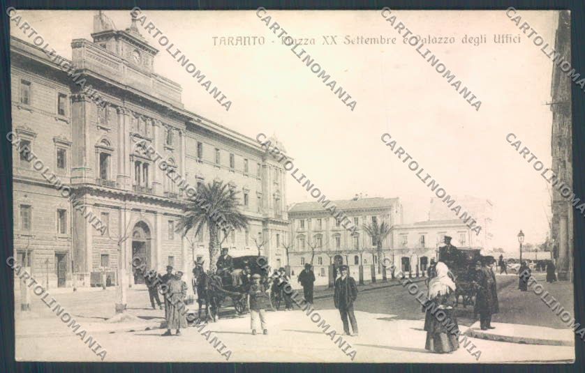 Taranto Città Palazzo degli Uffici cartolina ZB6802 – fronte