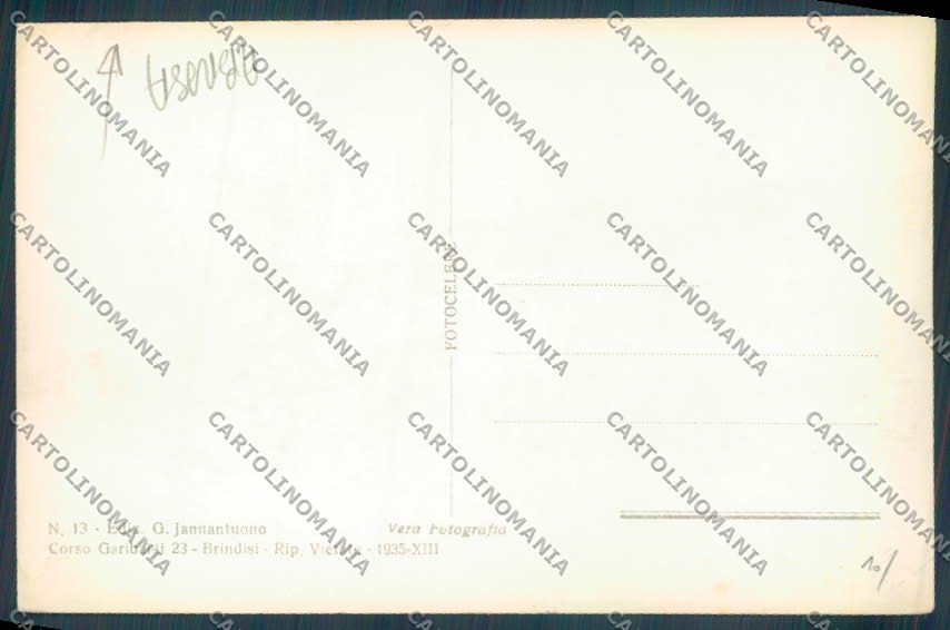 Brindisi Città Foto ABRASA cartolina ZB6826 – retro