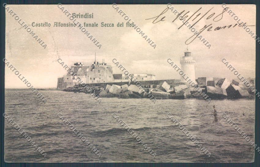 Brindisi Città Faro cartolina ZB6837 – fronte