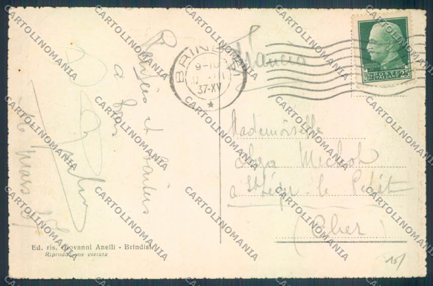 Brindisi Città cartolina ZB6846 – retro