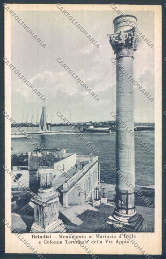 Brindisi Città Monumento al Marinaio d'Italia cartolina ZB6858 – fronte