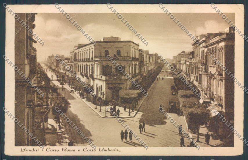 Brindisi Città PIEGA cartolina ZB6879 – fronte