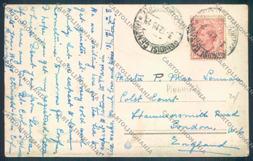 Brindisi Città cartolina ZB6881 – retro