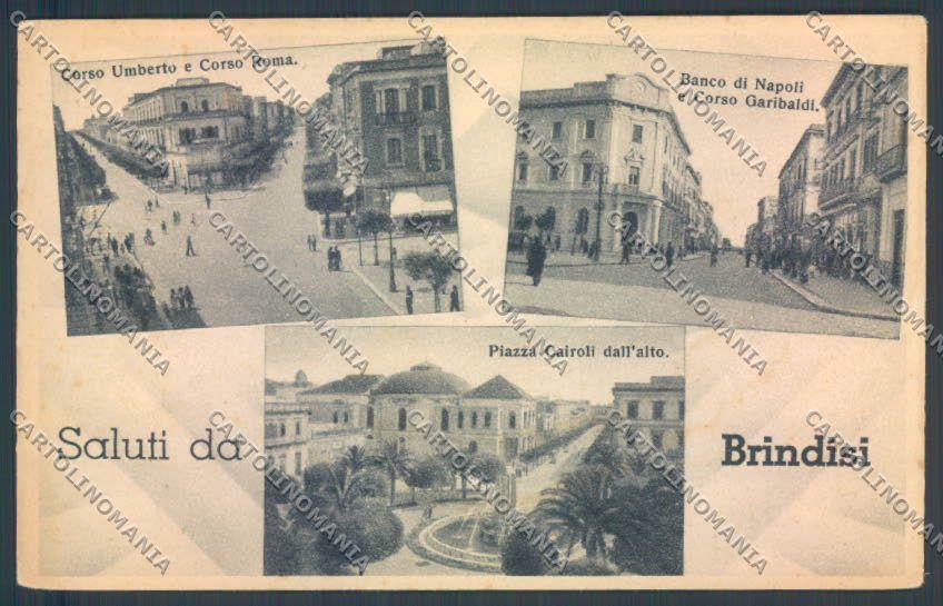 Brindisi Città Saluti da cartolina ZB6882 – fronte