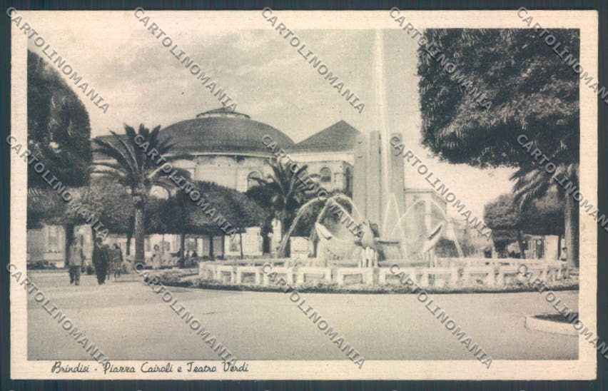 Brindisi Città Teatro Verdi cartolina ZB6885 – fronte