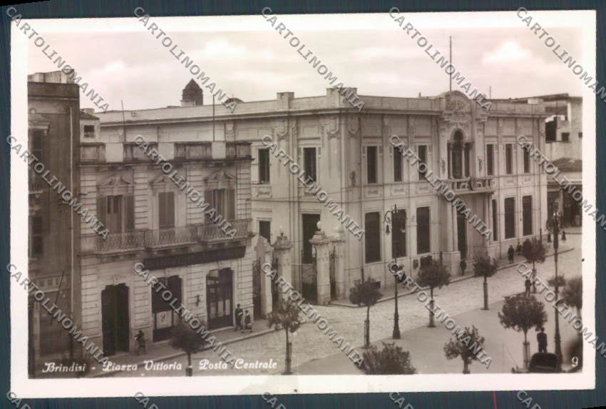 Brindisi Città Palazzo Posta Centrale Foto cartolina ZB6890 – fronte