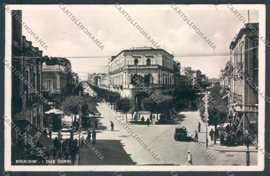 Brindisi Città Foto ABRASA PIEGA cartolina ZB6895 – fronte