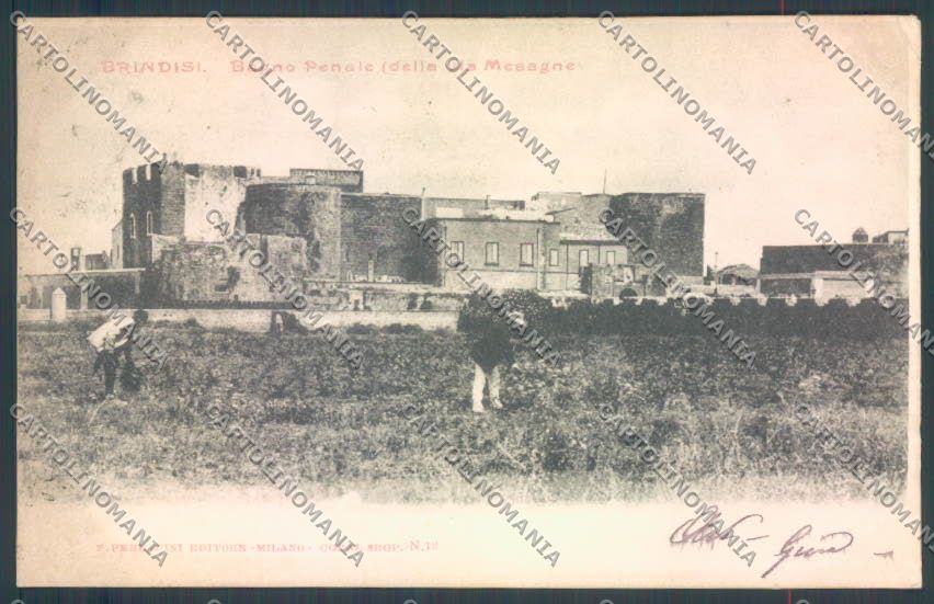 Brindisi Città Bagno Penale cartolina ZB6898 – fronte