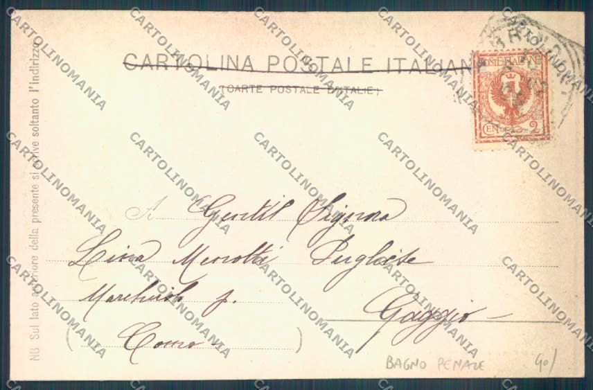 Brindisi Città Bagno Penale cartolina ZB6898 – retro