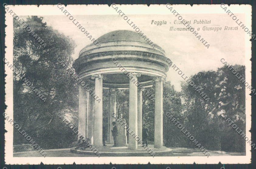 Foggia Città Giuseppe Rosati cartolina ZB6901 – fronte