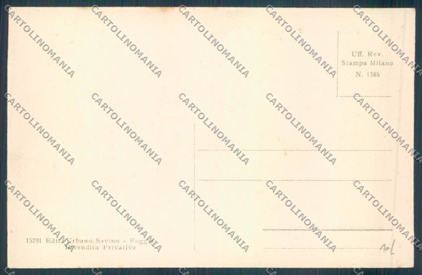 Foggia Città cartolina ZB6902 – retro