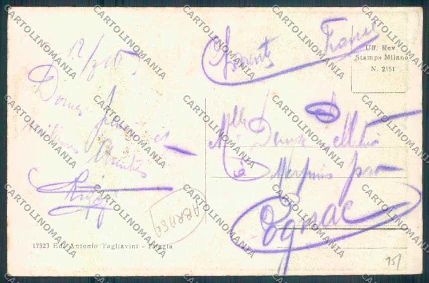 Foggia Città ABRASA cartolina ZB6913 – retro
