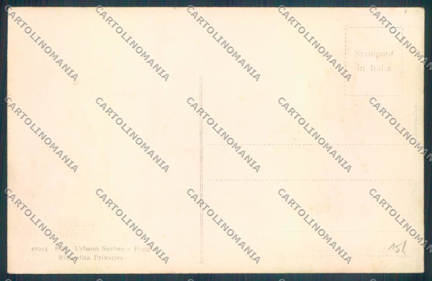 Foggia Città cartolina ZB6926 – retro