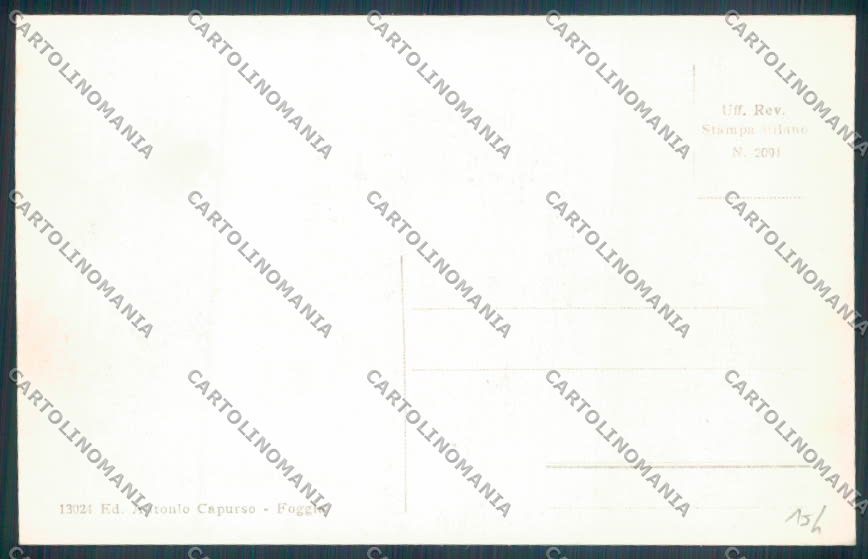 Foggia Città cartolina ZB6927 – retro