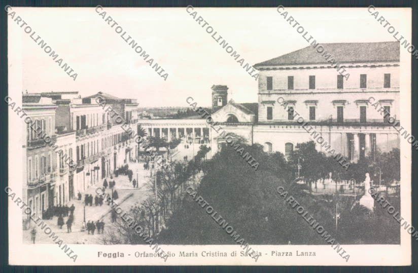 Foggia Città Orfanotrofio Maria Cristina di Savoia cartolina ZB6935 – fronte