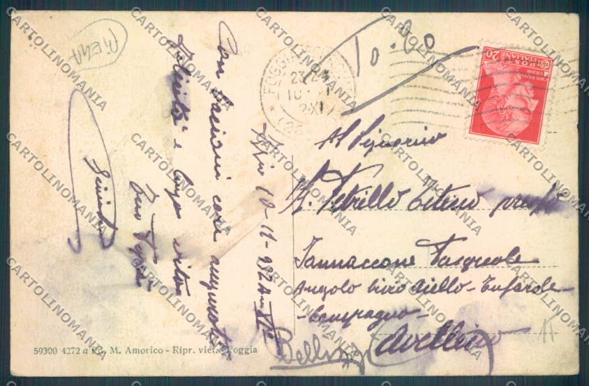 Foggia Città Palazzo di Giustizia PIEGA cartolina ZB6938 – retro