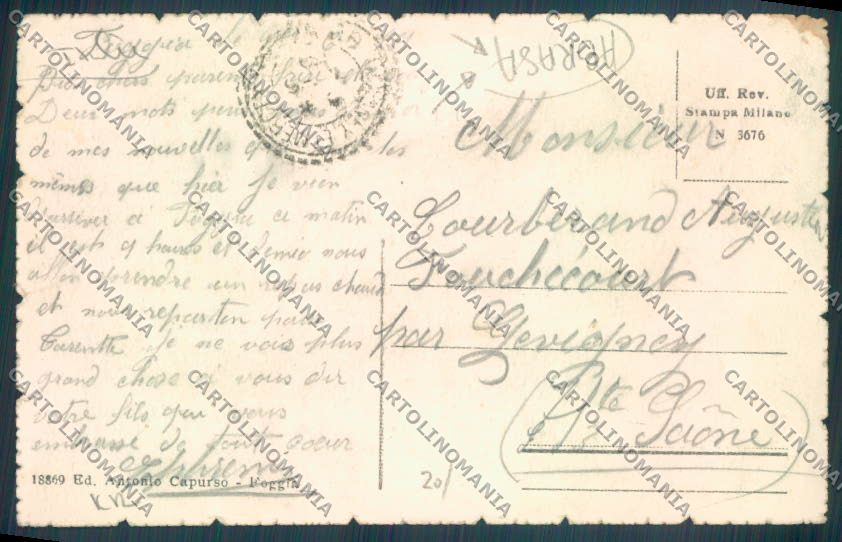 Foggia Città ABRASA cartolina ZB6954 – retro