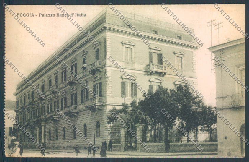 Foggia Città Banca d'Italia cartolina ZB6955 – fronte