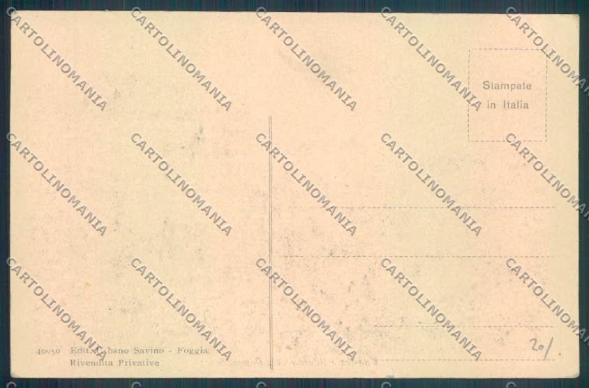 Foggia Città cartolina ZB6957 – retro