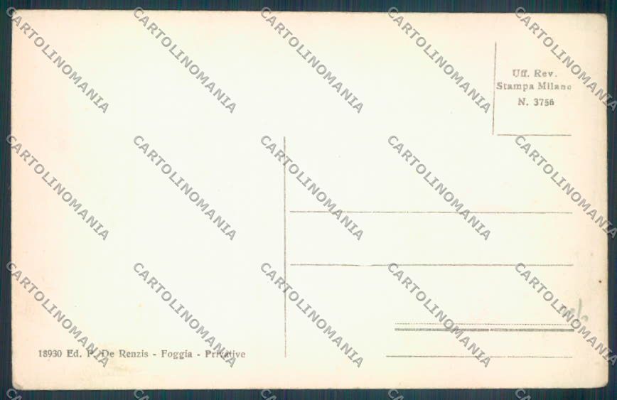 Foggia Città cartolina ZB6960 – retro