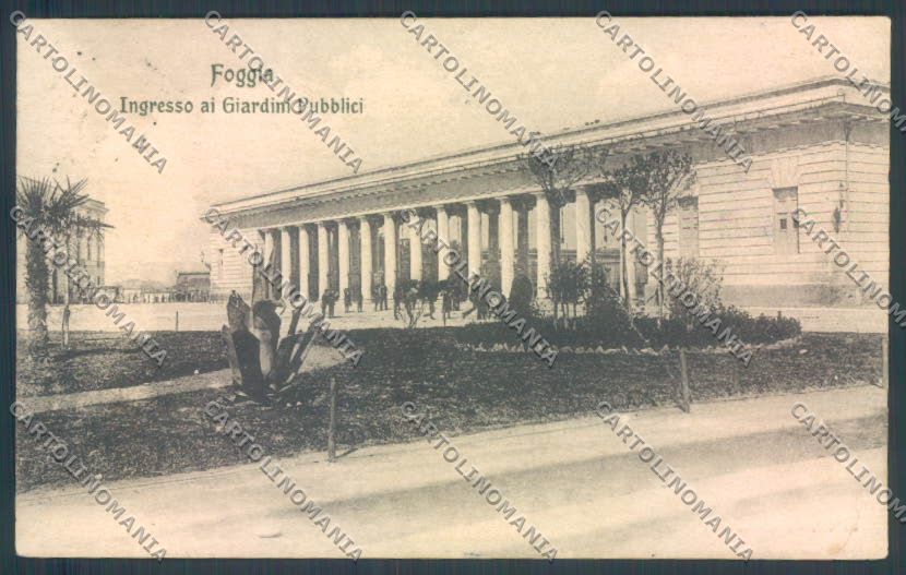 Foggia Città PIEGHINE cartolina ZB6961 – fronte