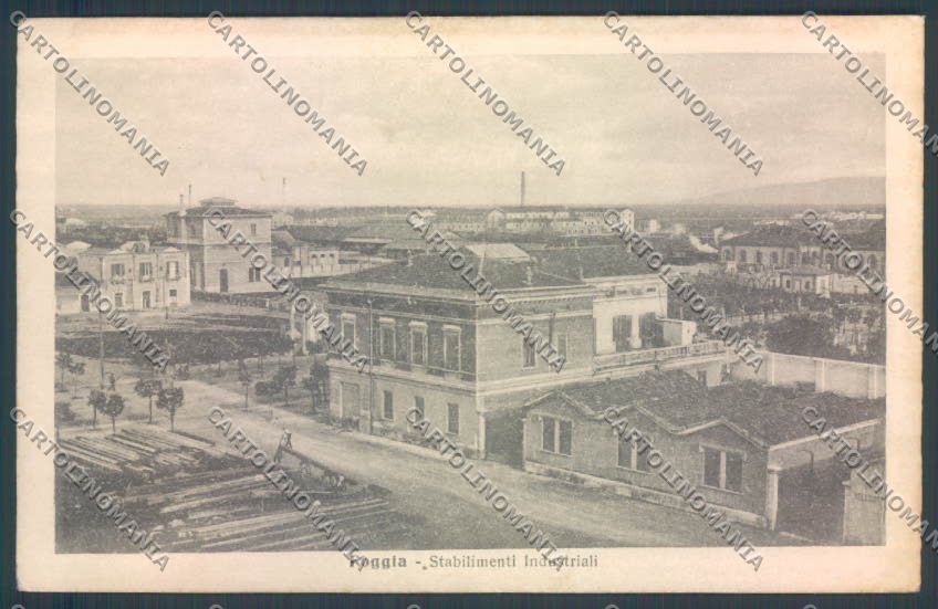 Foggia Città Stabilimenti Industriali cartolina ZB6966 – fronte