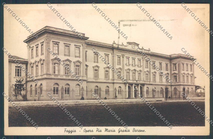 Foggia Città Opera Pia Maria Grazia Barone cartolina ZB6968 – fronte