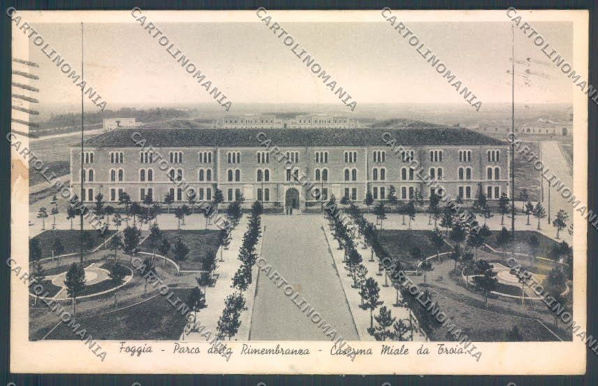 Foggia Città Caserma Miale da Troia cartolina ZB6969 – fronte