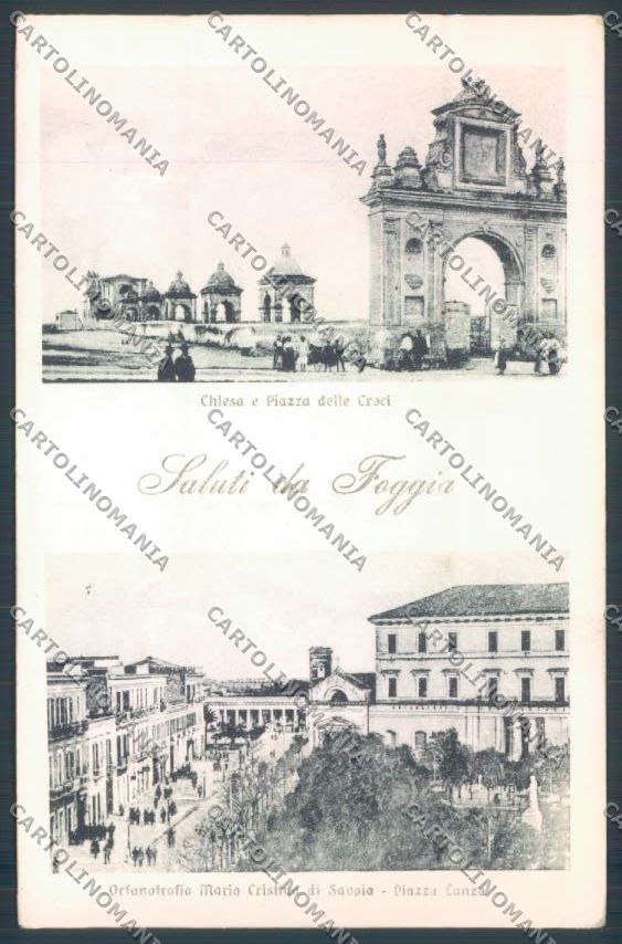 Foggia Città Saluti da cartolina ZB6987 – fronte