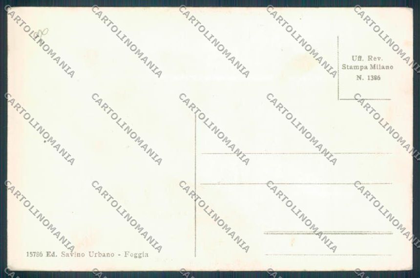 Foggia Città Saluti da cartolina ZB6987 – retro