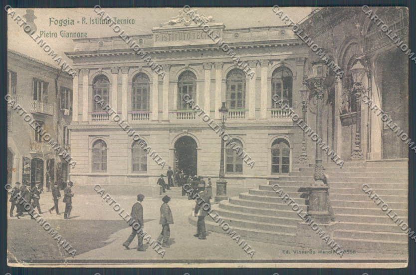 Foggia Città Scuola PIEGA cartolina ZB6990 – fronte