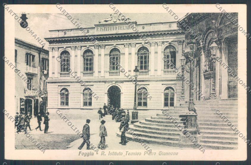Foggia Città Istituto Tecnico Pietro Giannone cartolina ZB6992 – fronte
