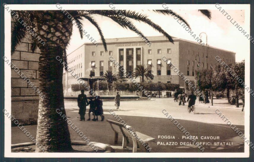 Foggia Città Palazzo degli Uffici Statali Foto cartolina ZB6999 – fronte