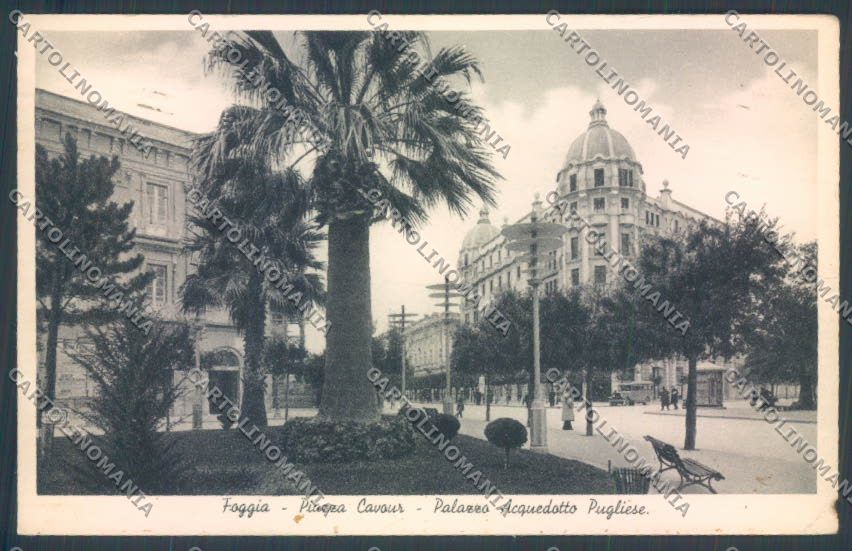 Foggia Città Palazzo Acquedotto Pugliese cartolina ZB7005 – fronte