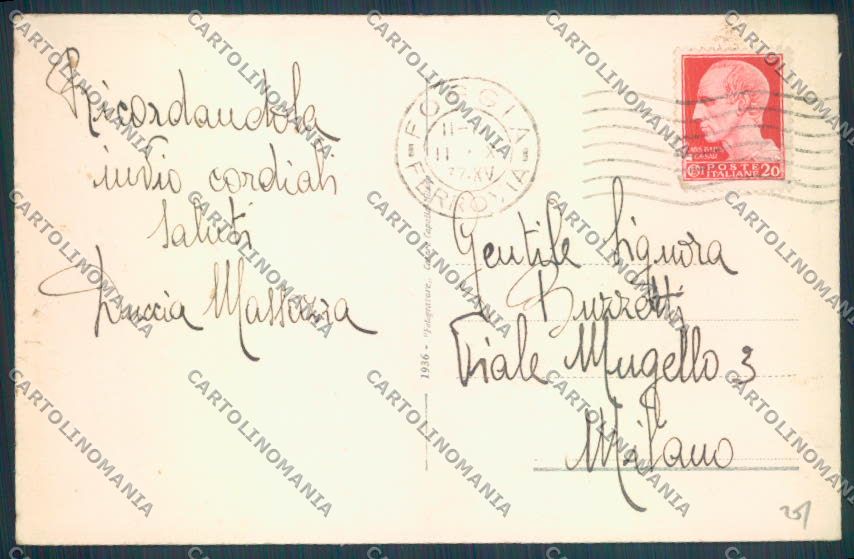 Foggia Città Palazzo Acquedotto Pugliese cartolina ZB7005 – retro