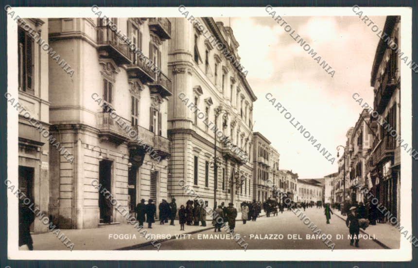 Foggia Città Banco di Napoli Foto cartolina ZB7011 – fronte