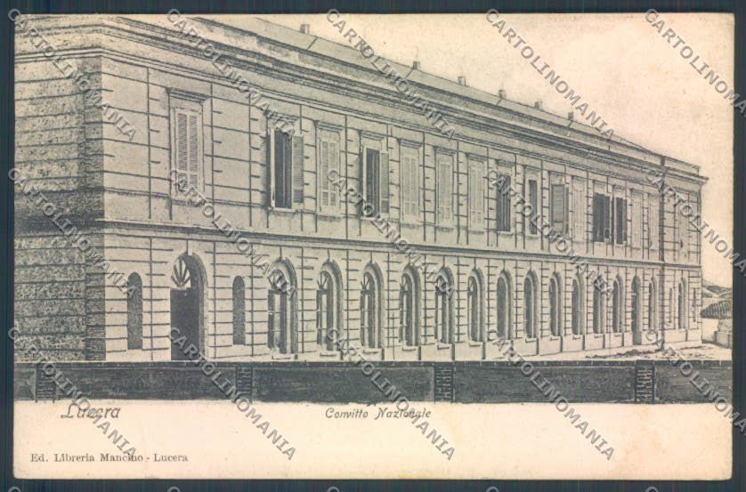 Foggia Lucera Convitto Nazionale cartolina ZB7023 – fronte