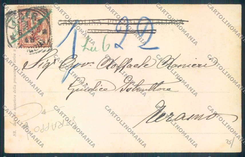 Foggia Lucera STRAPPO cartolina ZB7027 – retro