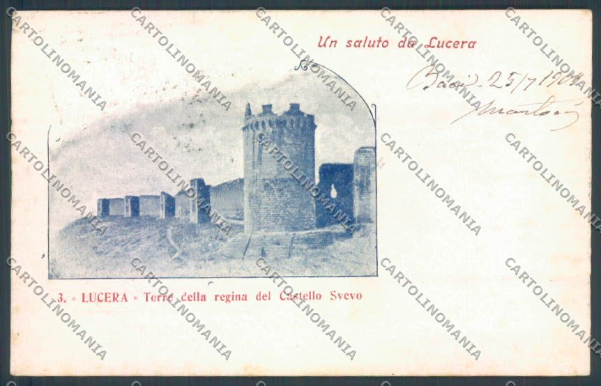 Foggia Lucera Un saluto da cartolina ZB7028 – fronte