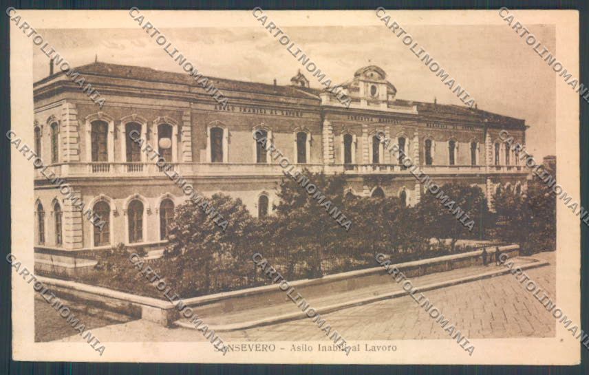 Foggia San Severo Asilo Inabili al Lavoro cartolina ZB7034 – fronte