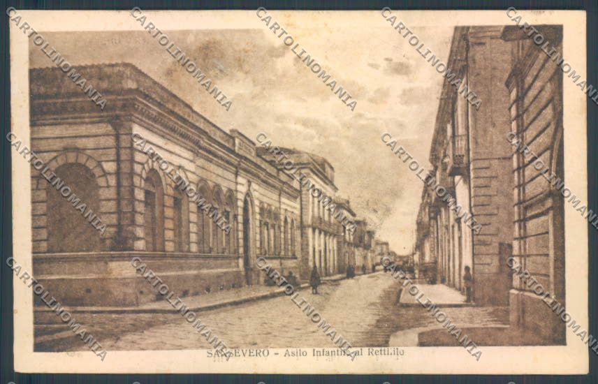Foggia San Severo Asilo Infantile al Rettifilo cartolina ZB7036 – fronte