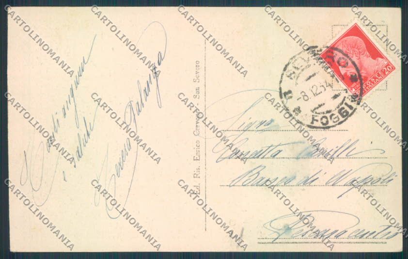 Foggia San Severo Ospedale cartolina ZB7041 – retro