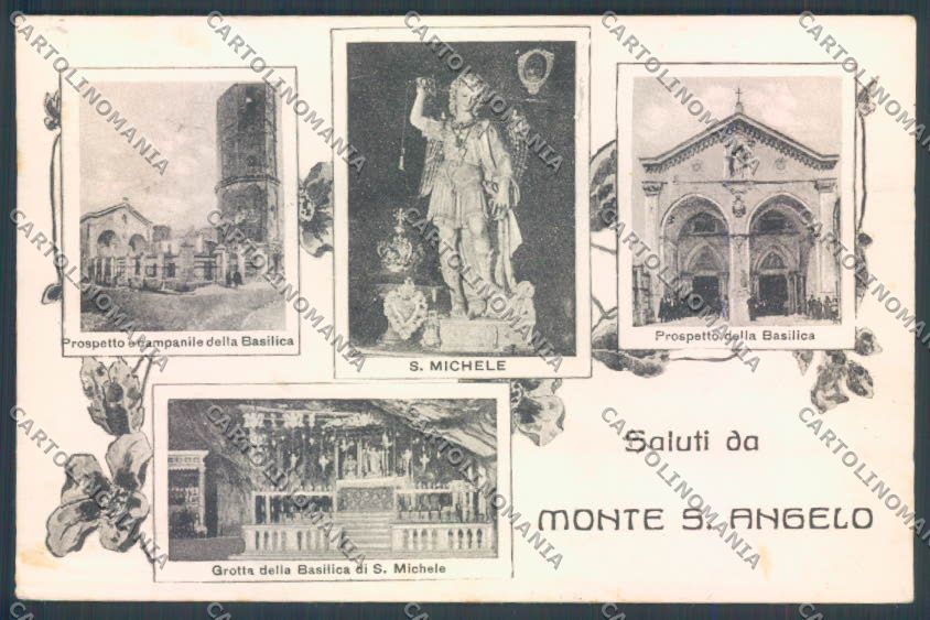 Foggia Monte Sant'Angelo Saluti da cartolina ZB7048 – fronte