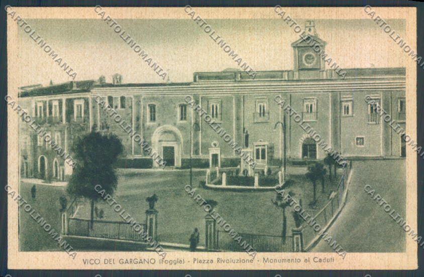 Foggia Vico del Gargano Monumento ai Caduti cartolina ZB7058 – fronte