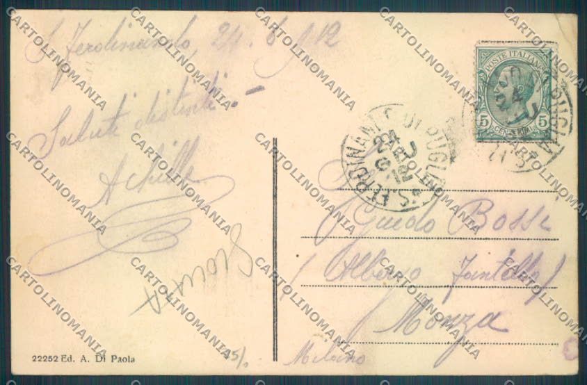 Foggia San Ferdinando di Puglia SCOLLATA cartolina ZB7064 – retro
