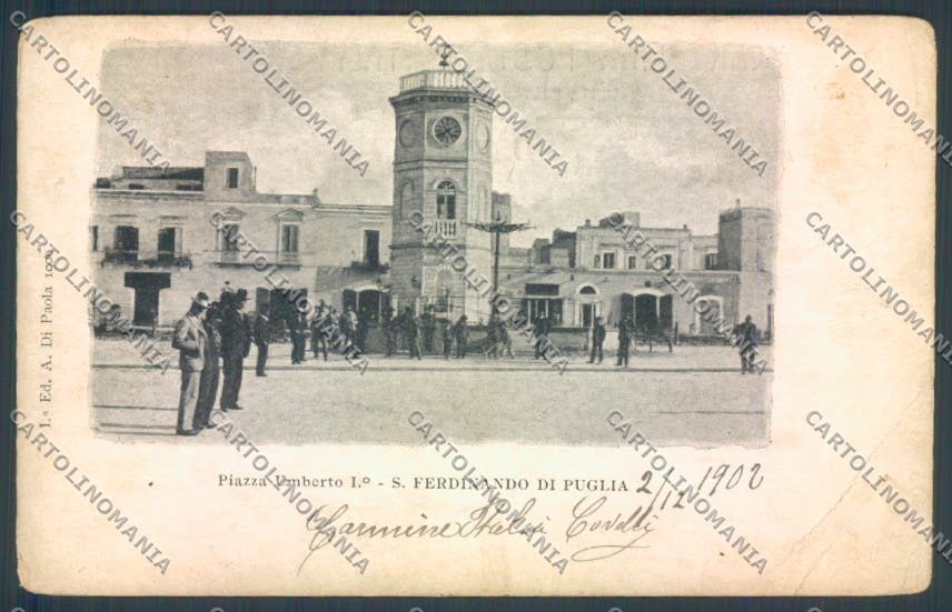Foggia San Ferdinando di Puglia PIEGA cartolina ZB7065 – fronte