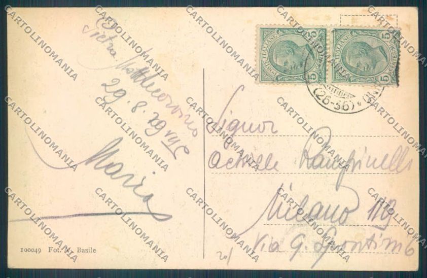 Foggia Pietra Montecorvino cartolina ZB7071 – retro
