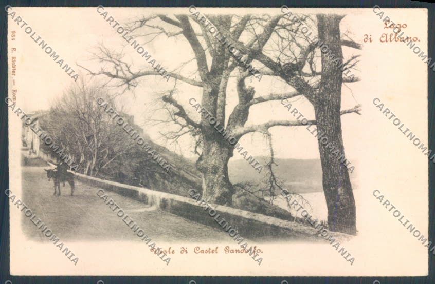 Roma Castel Gandolfo Lago di Albano cartolina ZB7078 – fronte