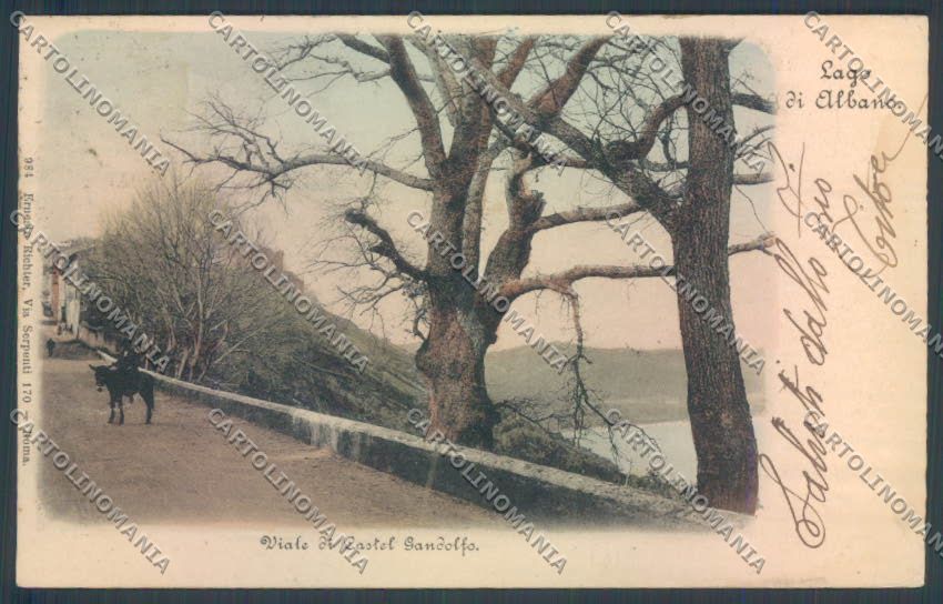 Roma Castel Gandolfo Lago di Albano cartolina ZB7079 – fronte